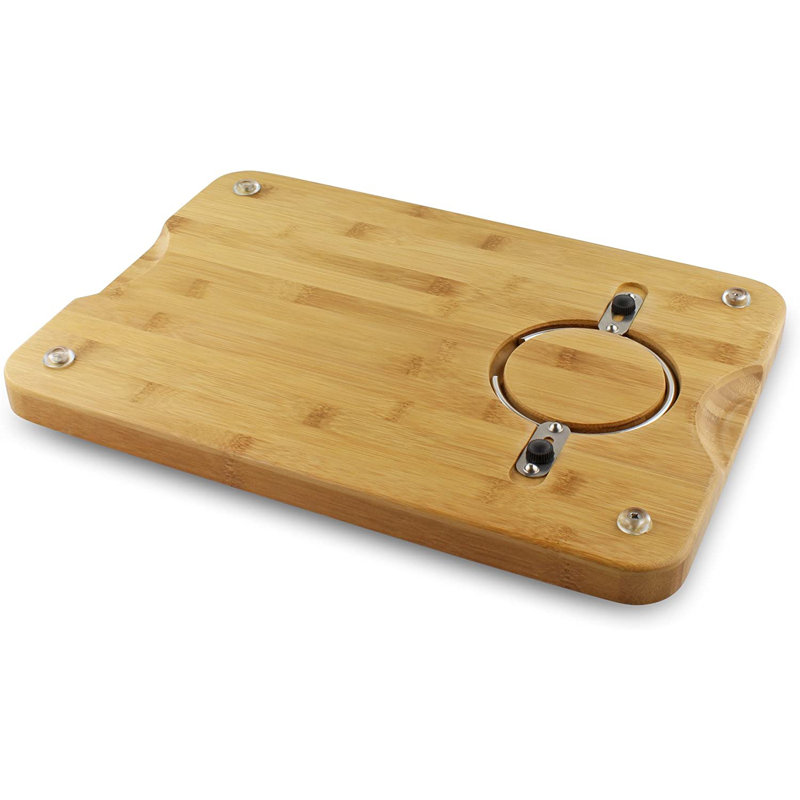 Grunwerg Deluxe Spiked Bamboo Wooden Roast Joint Carving & Cutting Board, 48 x 36cm, Large