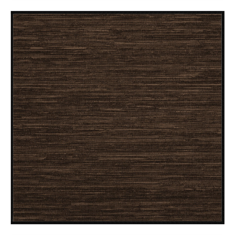 Machine Washable Solid Black Area Rug, Square 5'