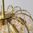 Gemia 6 - Light Crystal and Iron Dimmable Chandelier