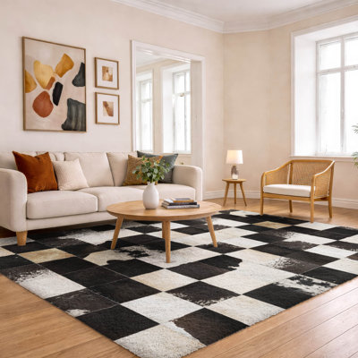 Tapis à poil long de qualité supérieure lavable à la machine ADS105
