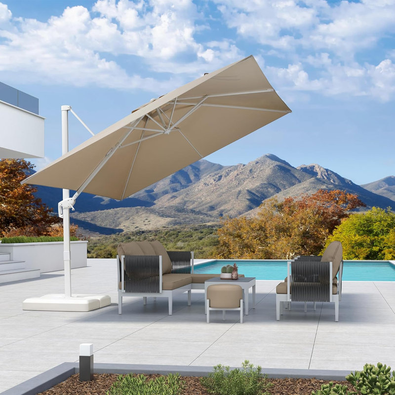 304cm Cantilever Parasol, Beige
