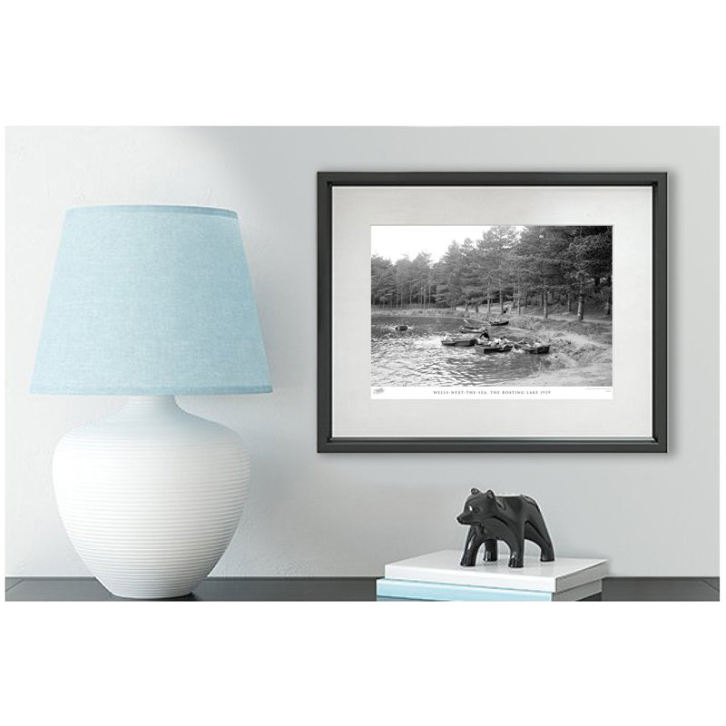 Wells-Next-the-Sea, The Boating Lake 1939 by Francis Frith - Single Picture Frame Print, 45cm H x 60cm W x 2.3cm D