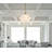 Silma 3 Dimmable Light Alabaster in Chandelier