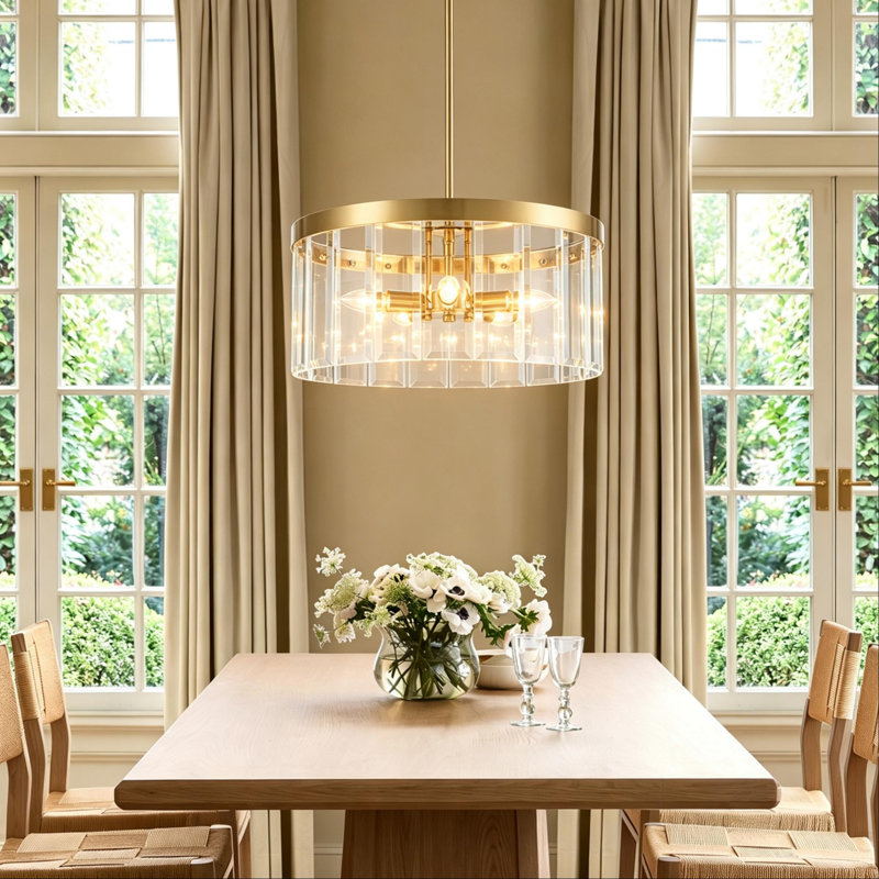 Luminaire suspendu pour îlot de cuisine à 5 lumières Elonso