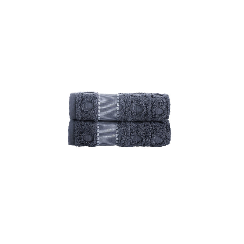 Essuie-mains 2 pièces Brooks Brothers, Anthracite
