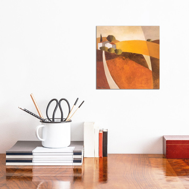 Country Road I by Hans Paus - Wrapped Canvas Painting, 30.48 cm H x 30.48 cm W