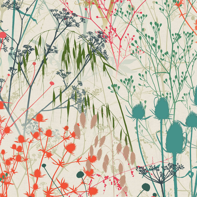 Clarissa Hulse Summer Border Carnival Wallpaper