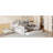 Full Size Wooden Daybed With 3 Drawers, USB Ports And Desk-319089293-319089292