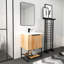 Goneril 23.63'' Single Bathroom Vanity with Wood Top