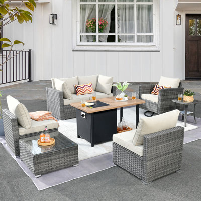 Ensemble de conversation modulaire avec coussins Hop