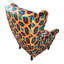 Headrick Velvet Wingback Chair