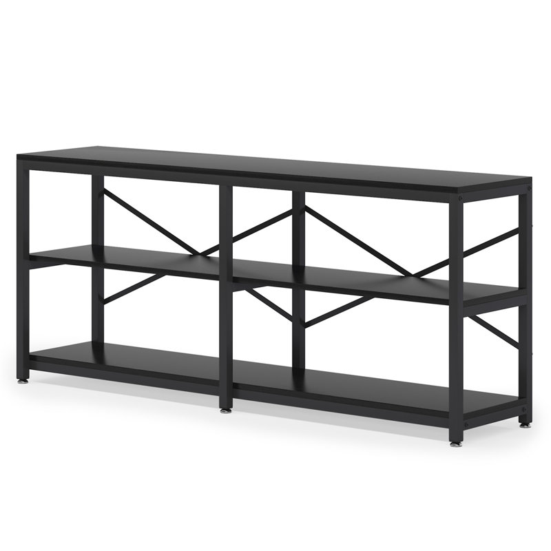 Console 70,9 po avec tablettes de rangement