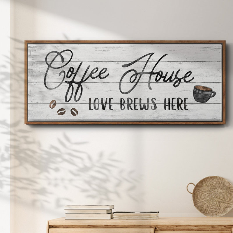 Love Brews- Framed Canvas