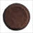 Faux Rattan Side Table For Indoor And Outdoor Use, Handmade Mgo, Brown, Durable And Stylish