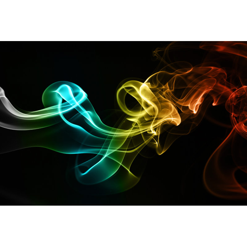 Ayvan Color Smoke - Wrapped Canvas Print, 20cm H x 30cm W x 3.8cm D