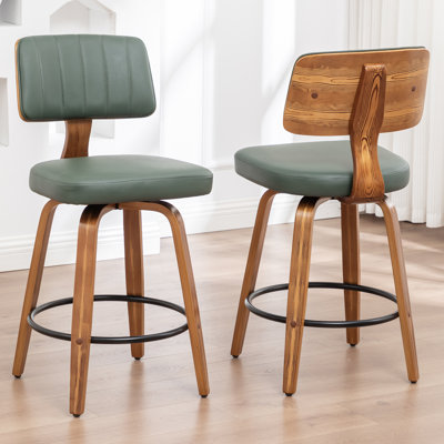 Swivel Upholstered Counter Stool