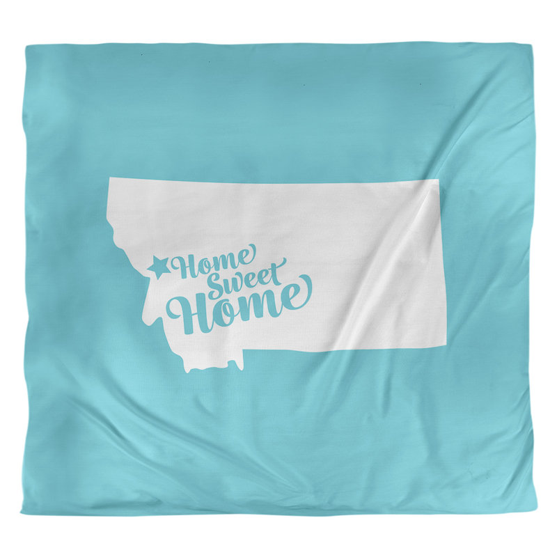 Housse de couette missoula doux, Polyester brossé, Housse de couette pour très grand lit, Bleu sarcelle