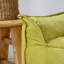 Élégant canapé 1 place avec pouf, jaune, 33,5 po x 29,5 po x 31,5 po | 100% tissu résolvable, comprend une éponge pour plus de confort | Parfait pour les salons, design moderne, solution de mobilier peu encombrante-544724429