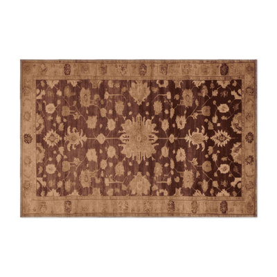 Tapis intérieur et extérieur brun Overdyed