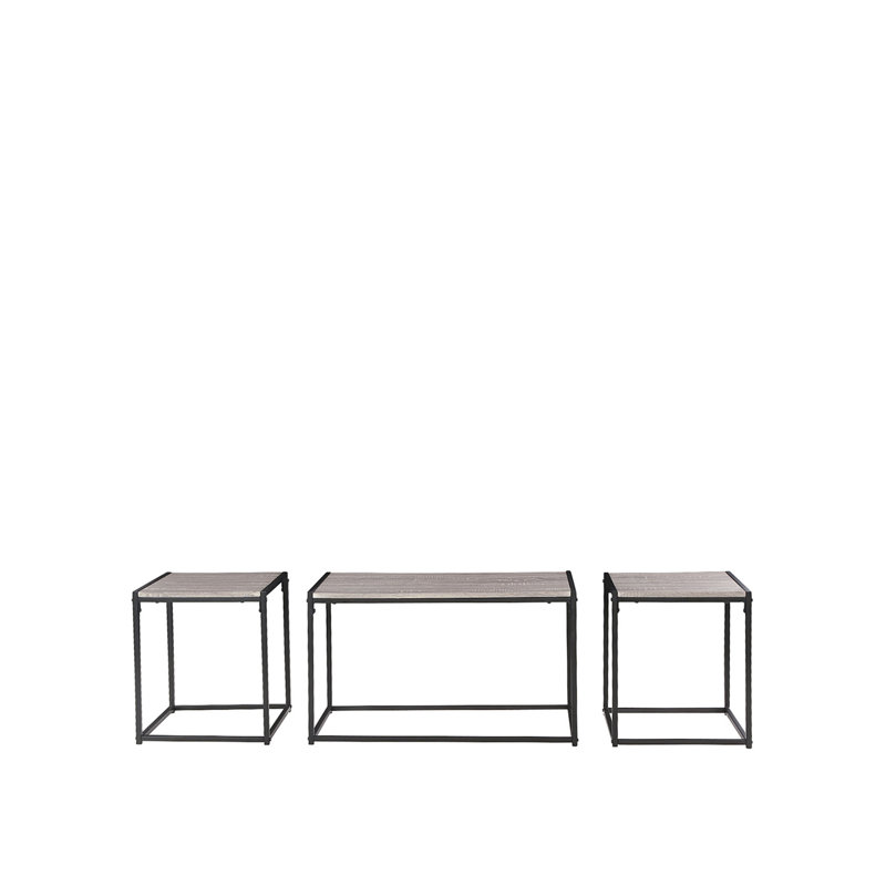 Anzavia Open Coffee Table, Dark Oak