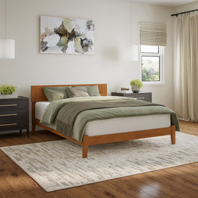 Orlando Low Profile Solid Wood Platform Bed