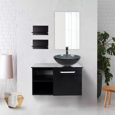 Ensemble de meuble-lavabo 28 "avec miroir Janaesha