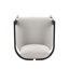 Tabouret de bar d'extérieur en aluminium Pula, chaise de bar, structure noire avec coussin gris, ensemble de 4-234554697