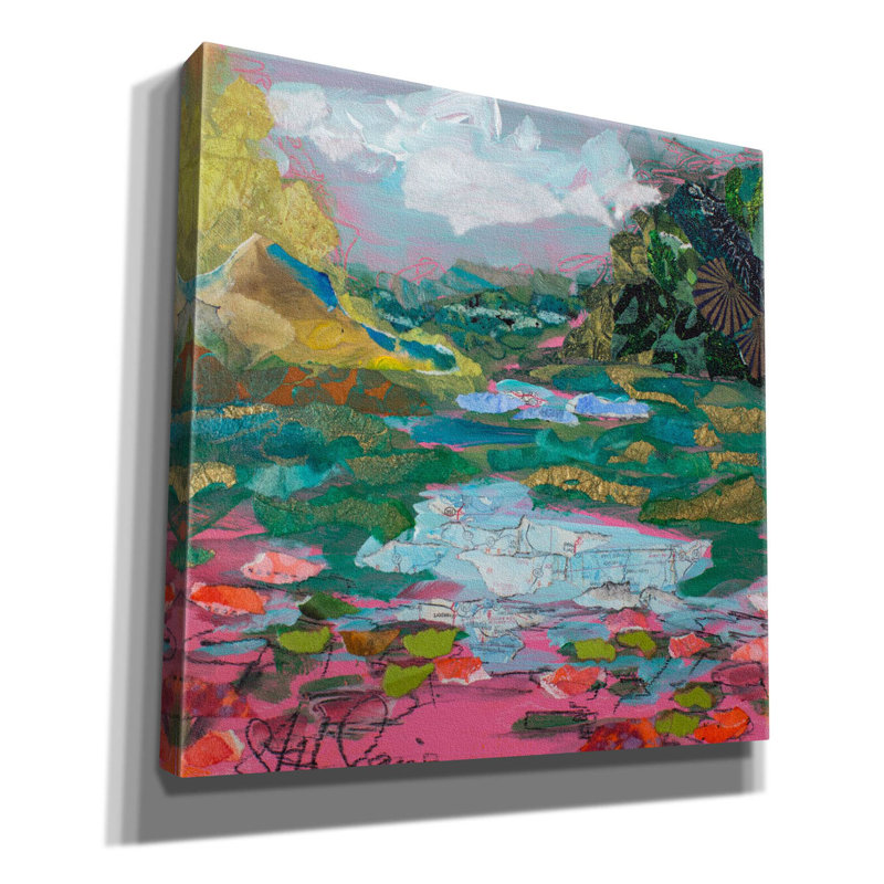 «River Morning 2» par St. Hilaire Elizabeth, art mural sur toile, H 12 po x l 12 po x P 0,75 po