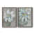Toile avec cadre gris