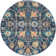 Tapis bleu marine Verda