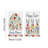 Easter Themed Kitchen Towel Set Of 2, Absorbent Dish Cloth For Cooking And Baking, 23.6x15.7in Multicolor