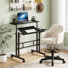 Home Office Desk and Chair Set, Modern Ergonomic Computer Desk Chair Combo for Study Bedroom Workspace