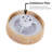 21.25 inch Flush Mount Ceiling Fan with Light and Remote Control Modern Woven Fandelier  APP  3-Color RGB Lighting for Bedroom  Living Room