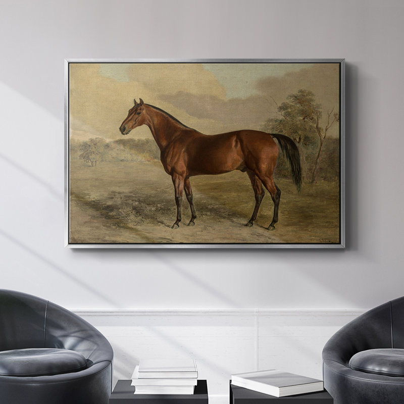 Botanique rétro - Cxxi, H 25 po x l 37 po x P 2 po, Toile avec cadre flottant or