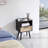 15.75" Rattan End table with Power Outlet  & USB Ports-413725513