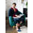 LOTUS LINEN Plush Hooded Robe - Long Fleece Spa Bathrobe-60579805-60579806