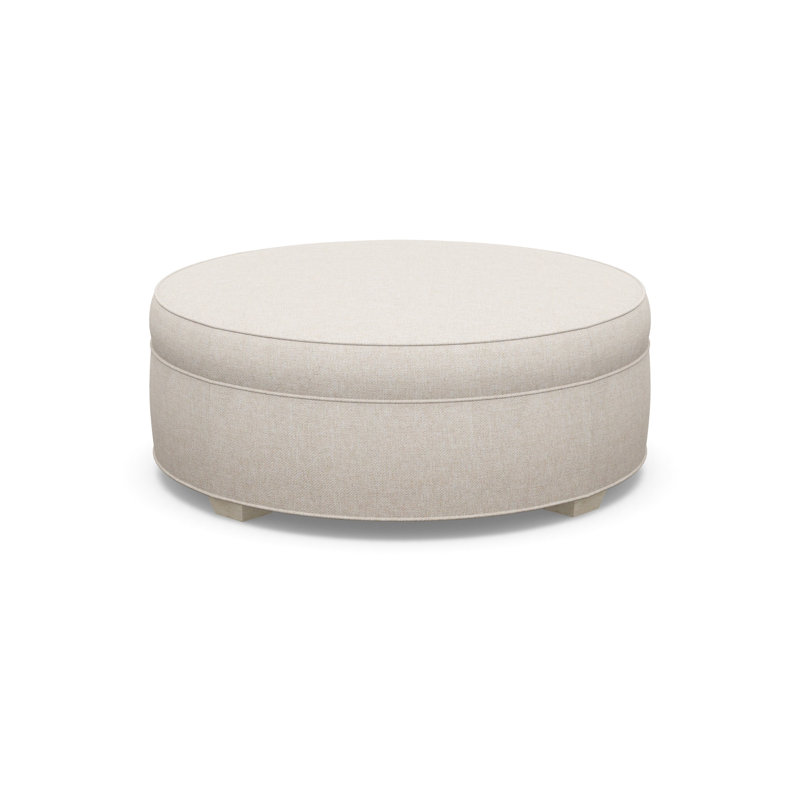 Round Ottoman, 8786-70, Sandstone