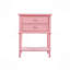 Table de chevet contemporaine avec tablette ouverte