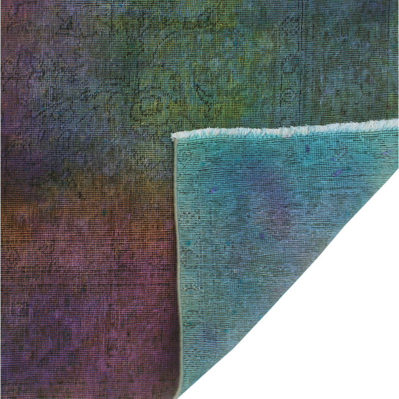 Tapis mauve rétro vieilli Lutfi