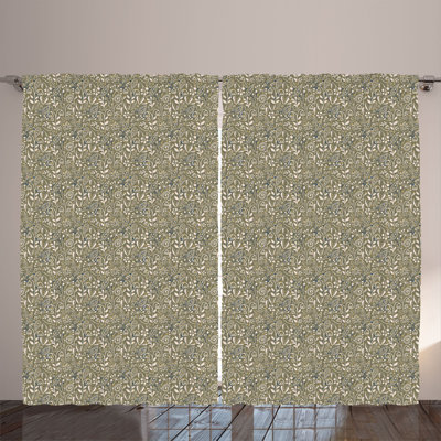 Semi Sheer Curtain Pair