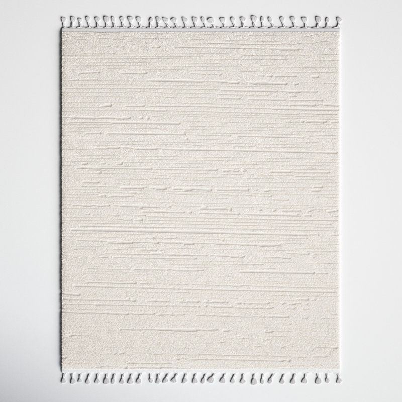 Highpoint Cream Area Rug, Rectangle 7'10" x 10'