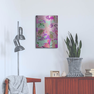  «Chrome Reverie 1» par Melissa Wang, art mural en métal, 16 po x 24 po