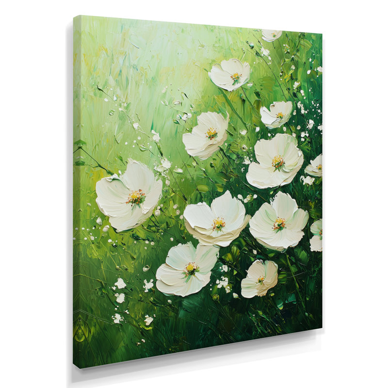 Batterson - salon d'art mural floral, H 20 po x l 12 po, Toile tendue, Ne s’applique pas