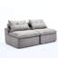 Chenille grise modulaire, 2, non, coussins pour le cou et les lombaires, mobilier de rangement pour la salle de bricolage, housse en tissu sans accoudoirs et décor-297190603