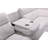 Velvet Reclining L-Shaped Sectional Right Hand Facing-92930226