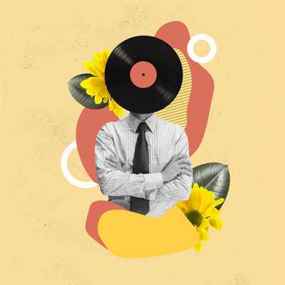 Collage d'art contemporain