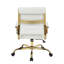 Fauteuil de bureau pivotant en cuir Naudain-53751974-132200685