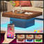 Table basse 35,4 pouces Farmhouse