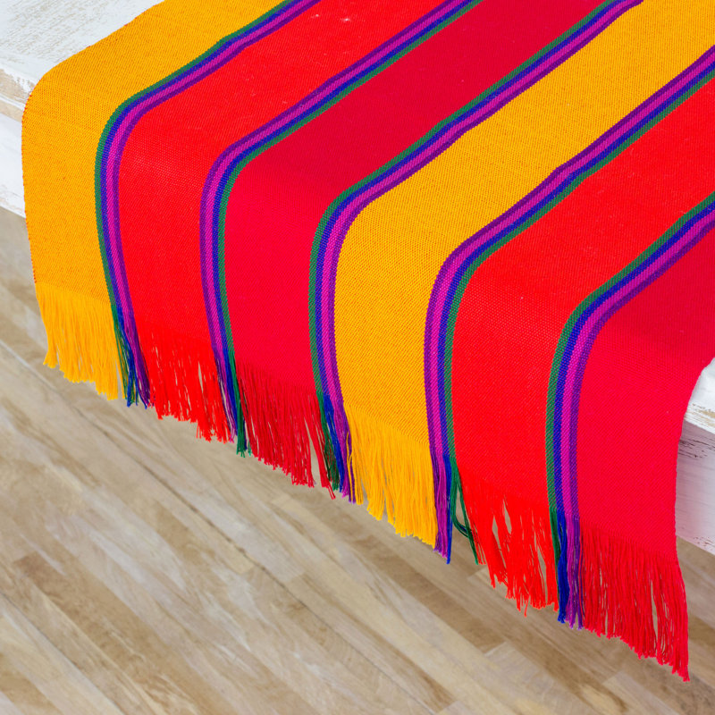 Rines Sunset Glory Cotton Runner