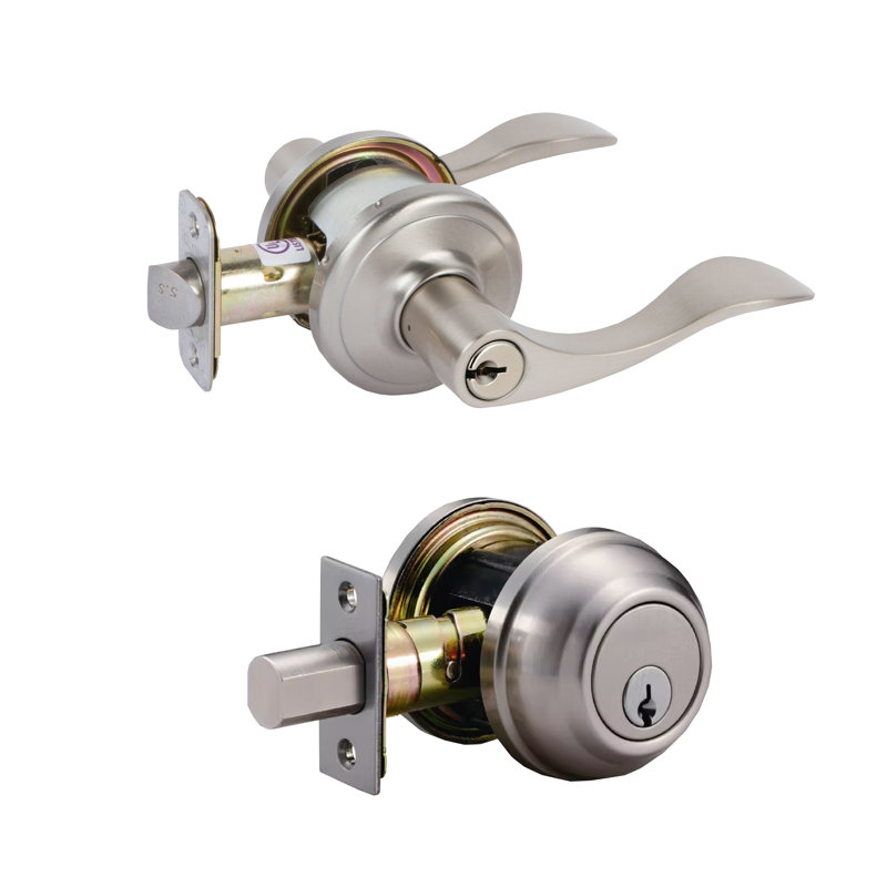Privacy (Bed & Bath) Door Lever, Satin Nickel